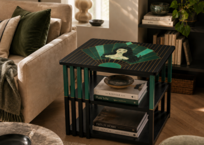 Sofabord i art nouveau-stil